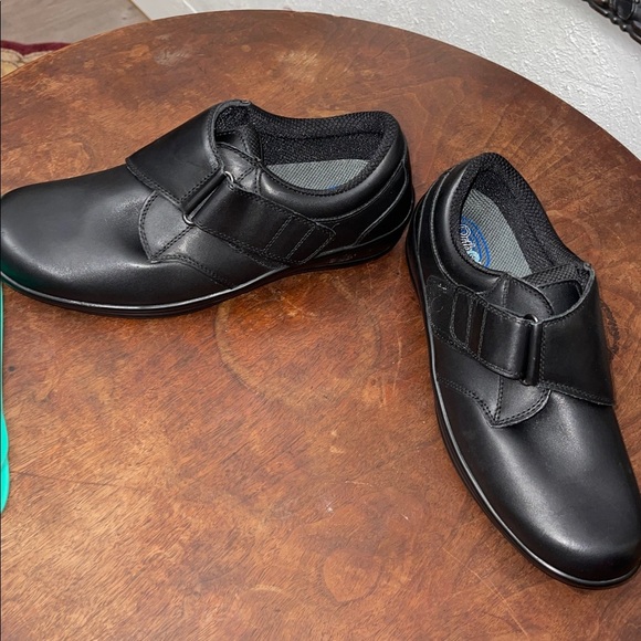 Orthofeet Orthopedic Leather Walking Shoes Black Women’s 10.5 M Comfort Diabetic - Picture 5 of 7